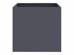 Clicnbuy Jardinera de acero laminado en frío antracita 49x47x46 cm