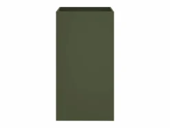 Clicnbuy Jardinera de acero laminado en frío oliva 42x38x75 cm