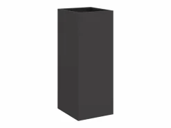 Hot Clicnbuy Jardinera de acero laminado en frío 32x27,5x75 cm Negro
