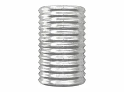 Clearance Clicnbuy Jardinera de acero recubrimiento en polvo 40x40x68 cm Plateado