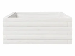 Sale Clicnbuy Jardinera de madera maciza de pino 110x60x23 cm Blanco