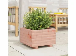 Clicnbuy Jardinera de madera maciza Douglas 40x40x26,5 cm