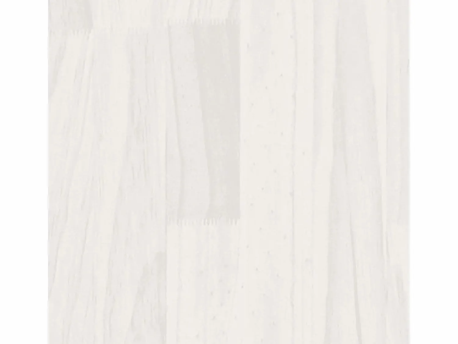 Clearance Clicnbuy Jardinera de madera maciza de pino 31x31x31 cm Blanco