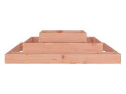 Jardinera de madera maciza de douglas 110x110x27 cm Jardinera
