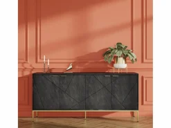 Rendez-Vous Déco Jardinera de metal y latón claro - Moose Rosa