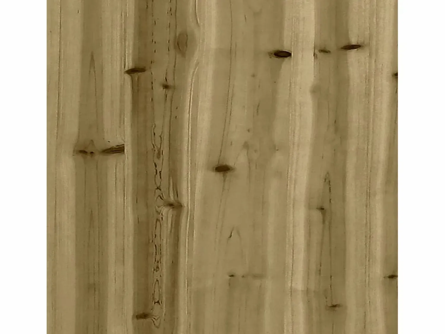 Discount Jardinera diseño de valla madera de pino impregnada 40x40x40 cm Jardinera
