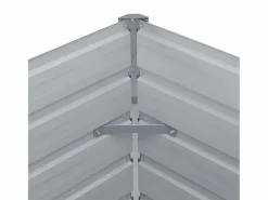 Hot Jardinera elevada de acero galvanizado 100x100x45 cm Jardinera