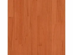 Clicnbuy Jardinera exterior madera maciza pino marrón cera 90x50x50 cm Marru00f3n