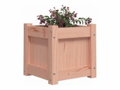 Discount Jardinera madera maciza de abeto Douglas 31x31x31 cm Jardinera