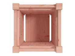 Discount Jardinera madera maciza de abeto Douglas 31x31x31 cm Jardinera