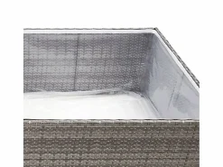 Clicnbuy Jardinera ratán sintético 80x80x40 cm