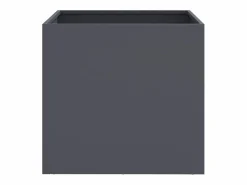 Clicnbuy Jardineras 2 unidades acero laminado en frío antracita 49x47x46 cm
