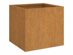 Clearance Jardineras 2 unidades acero corten 49x47x46 cm Jardinera