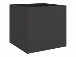 Clicnbuy Jardineras 2 unidades acero laminado en frío 49x47x46 cm