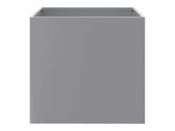 Best Clicnbuy Jardineras 2 unidades acero galvanizado 49x47x46 cm Plateado