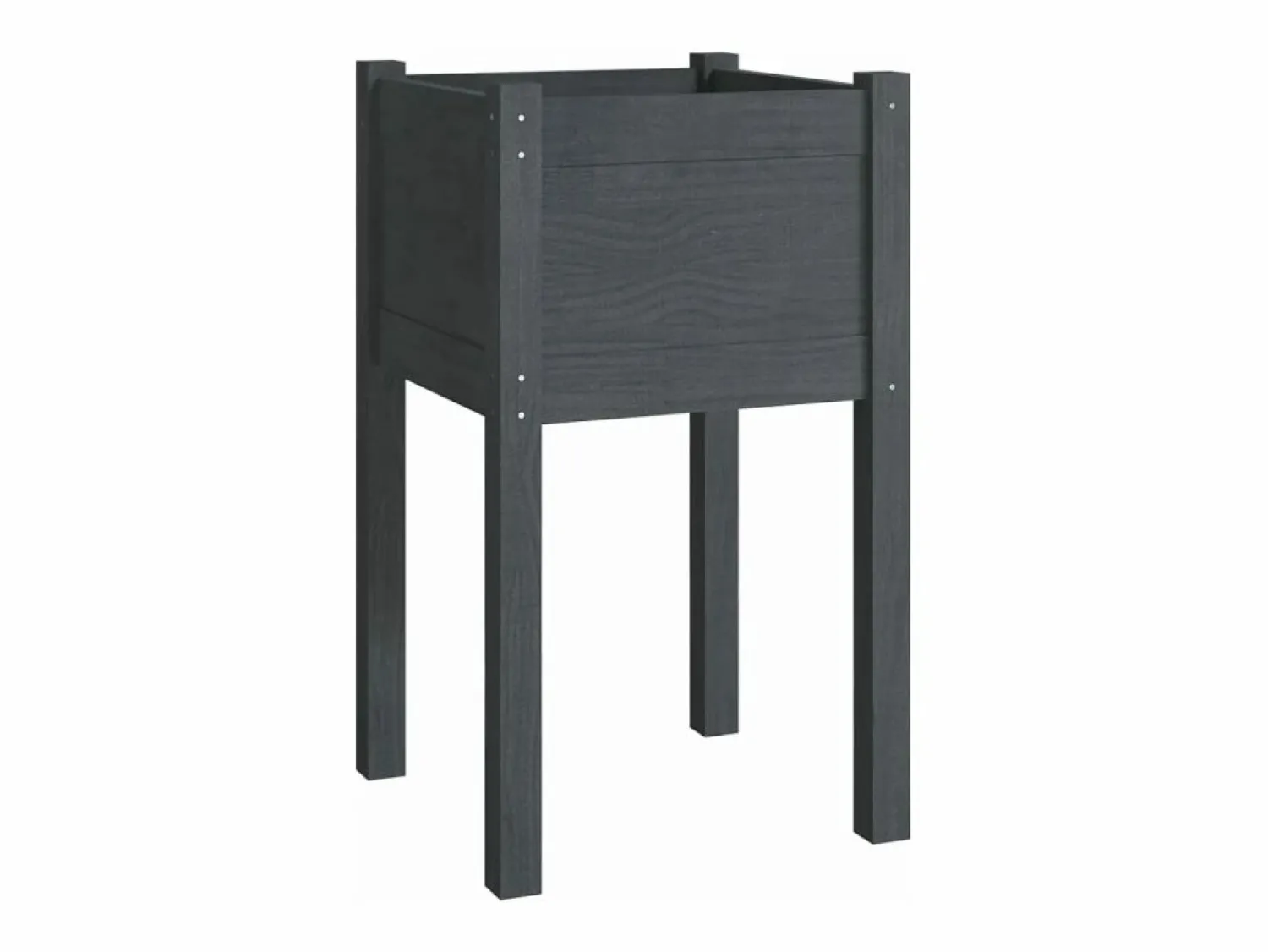Clicnbuy Jardineras 2 unidades madera maciza de pino 40x40x70 cm