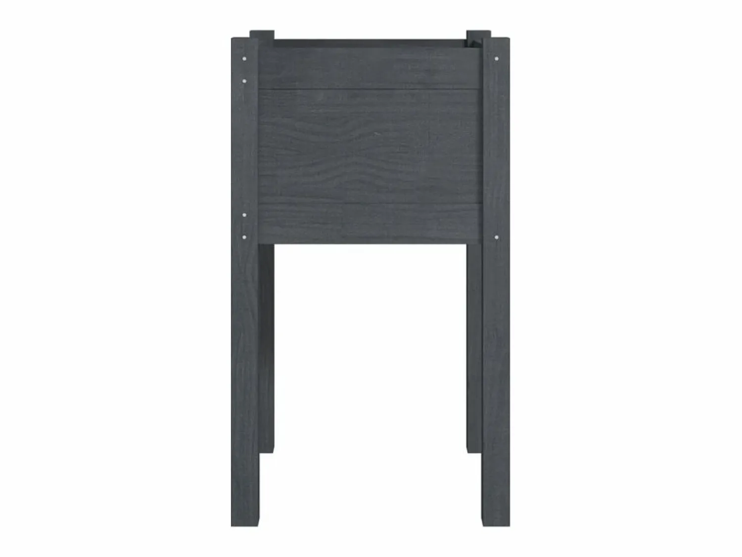 Clicnbuy Jardineras 2 unidades madera maciza de pino 40x40x70 cm