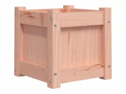Clicnbuy Jardineras de jardín 2 unidades madera maciza Douglas