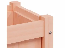 Clicnbuy Jardineras de jardín 2 unidades madera maciza Douglas