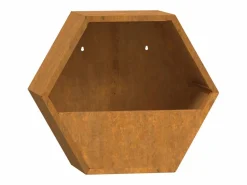 Best Jardineras de pared 2 unidades acero corten oxidado 30x10x25 cm Jardinera