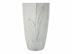 Discount Jarrón de resina 30,5x69 cm Blanco