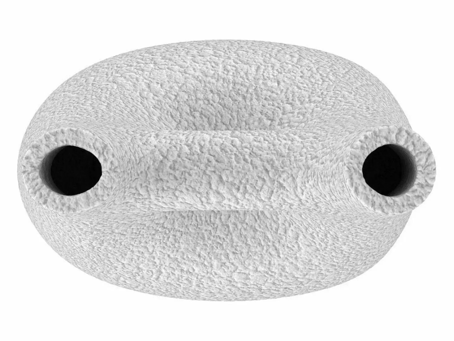 Online Rendez-Vous Déco Jarrón decorativo de terracota H42cm - Cruz Blanco