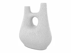 Online Rendez-Vous Déco Jarrón decorativo de terracota H42cm - Cruz Blanco