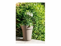 Discount EDA Jarrón Toscana de media altura Ø 44 x 53 cm - 50 L - Taupe Topo