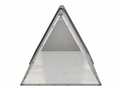 Hot Jaula de conejos acero galvanizado antracita 201,5x80,5x71 cm ES677823 Transportín De Paseo Para Animales