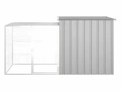 Clearance Jaula de gallinas acero galvanizado 200x91x100 cm ES946187 Transportín De Paseo Para Animales