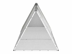 Sale Jaula para conejos acero galvanizado 302,5x80,5x71 cm ES965806 Transportín De Paseo Para Animales