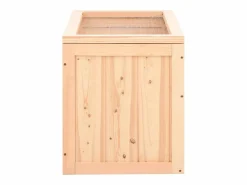Jaula para hámster madera maciza abeto 60x35,5x42 cm ES878249