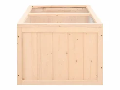 Jaula para hámster madera maciza abeto 104x52x38 cm ES812804 Marru00f3n
