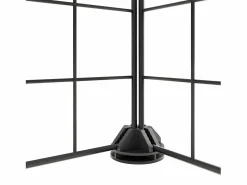 Sale Jaula para mascotas de 8 paneles con puerta acero 35x35cm ES498674 Negro