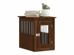 Jaula para perros madera de ingeniería roble marrón 45x62x59 cm ES752501 Marru00f3n