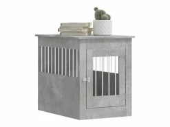 Sale Jaula para perros madera ingeniería hormigón 55x80x68 cm ES539529 Transportín De Paseo Para Animales