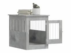 Sale Jaula para perros madera ingeniería hormigón 55x80x68 cm ES539529 Transportín De Paseo Para Animales
