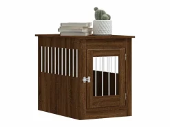 Best Jaula para perros madera de ingeniería roble marrón 55x80x68 cm ES293915 Marru00f3n