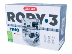 ZOLUX Jaula para roedores pequeños Rody 3 trío Azul