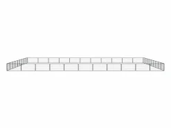 Clicnbuy Jaula perros 40 paneles acero recubierto polvo 100x50 cm