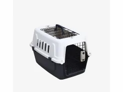 Discount Jaula transportín rígido para animales con almohadilla 40 x 58 x 38 Rexxy L Transportín De Paseo Para Animales