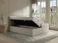Ysmée Juego completo de ropa de cama decorativa con canapés abatibles - 160 x 200 cm - - SIAKI