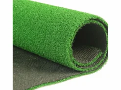 Hot Juego de 4 Alfombras de Césped Artificial para Exteriores 100% Sintético para Jardín, Terraza, Balcón - Longitud 300 x Ancho 100 cm Césped Artificial