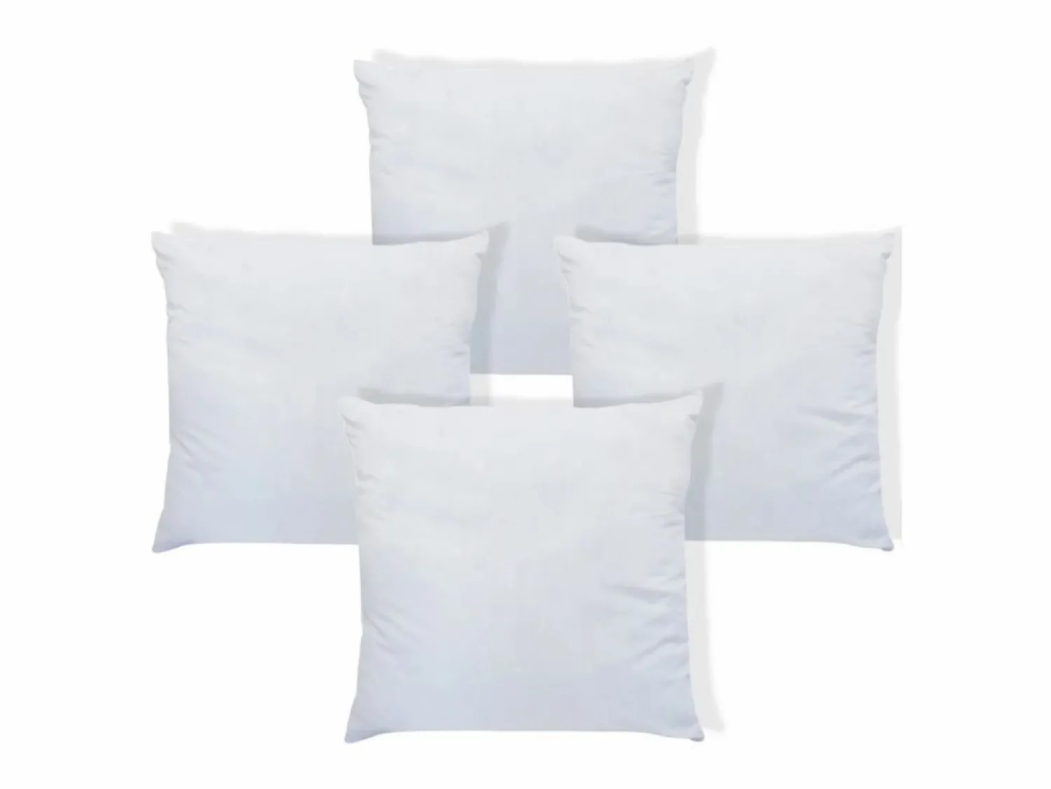 Hot Juego de 4 almohadas câlin Oekotex - 400 gr - - 60 x 60 cm - TORIVIA Almohada