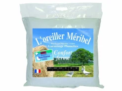 DODO Juego de 2 almohadas naturales firmes plumas - 60x60 cm - MERIBEL