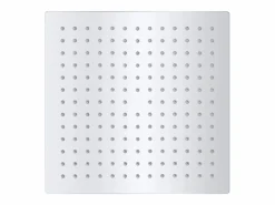 Hot Helloshop26 Juego de 2 duchas de inmersión cuadradas de acero inoxidable de 25x25 cm 02_0002105 Gris