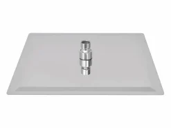 Outlet Helloshop26 Juego de 2 duchas de inmersión cuadradas de acero inoxidable de 30x30 cm 02_0002106 Gris
