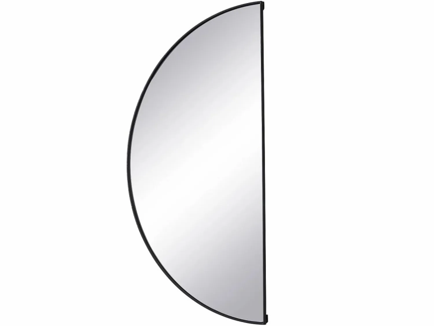 OZAIA Juego de 2 espejos semicirculares design de metal - Ancho 50 x Alt. 100 cm - - GAVRA