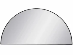 OZAIA Juego de 2 espejos semicirculares design de metal - Ancho 50 x Alt. 100 cm - - GAVRA