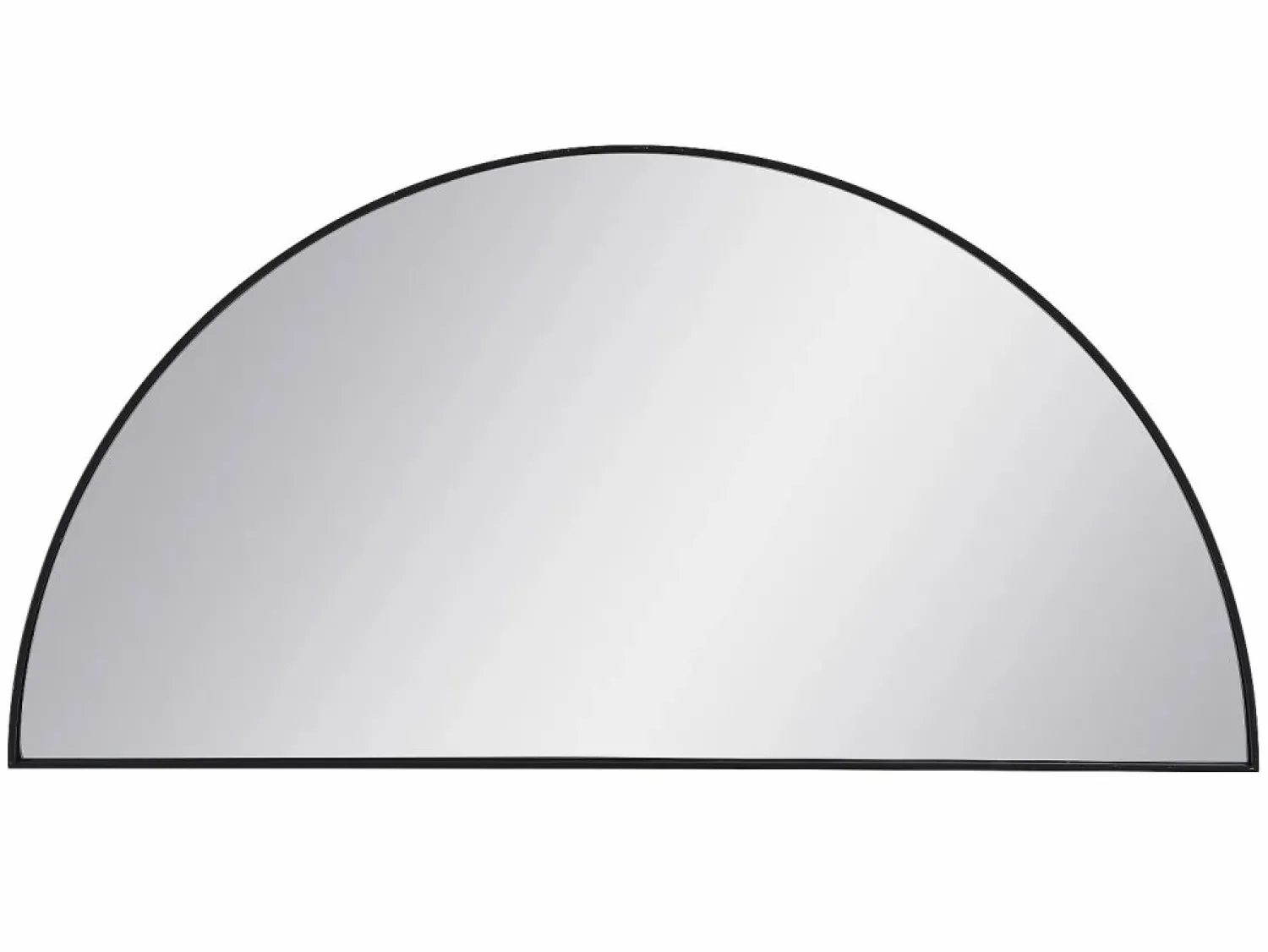 OZAIA Juego de 2 espejos semicirculares design de metal - Ancho 50 x Alt. 100 cm - - GAVRA